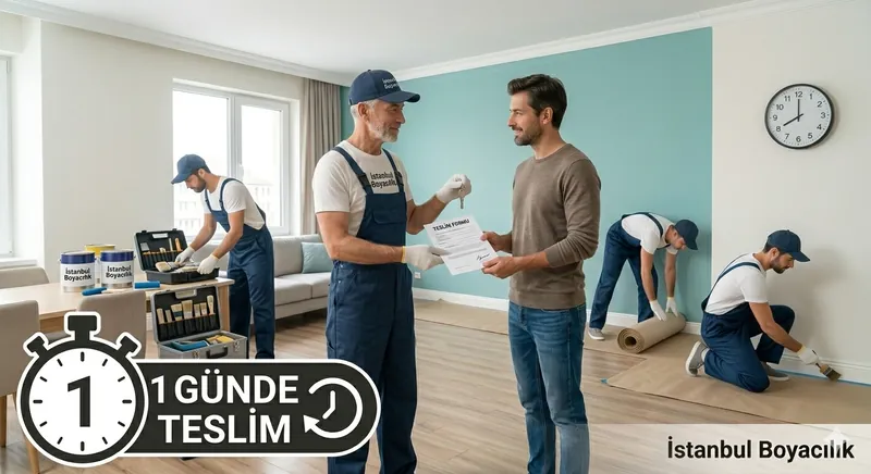 1 günde teslim boya badana