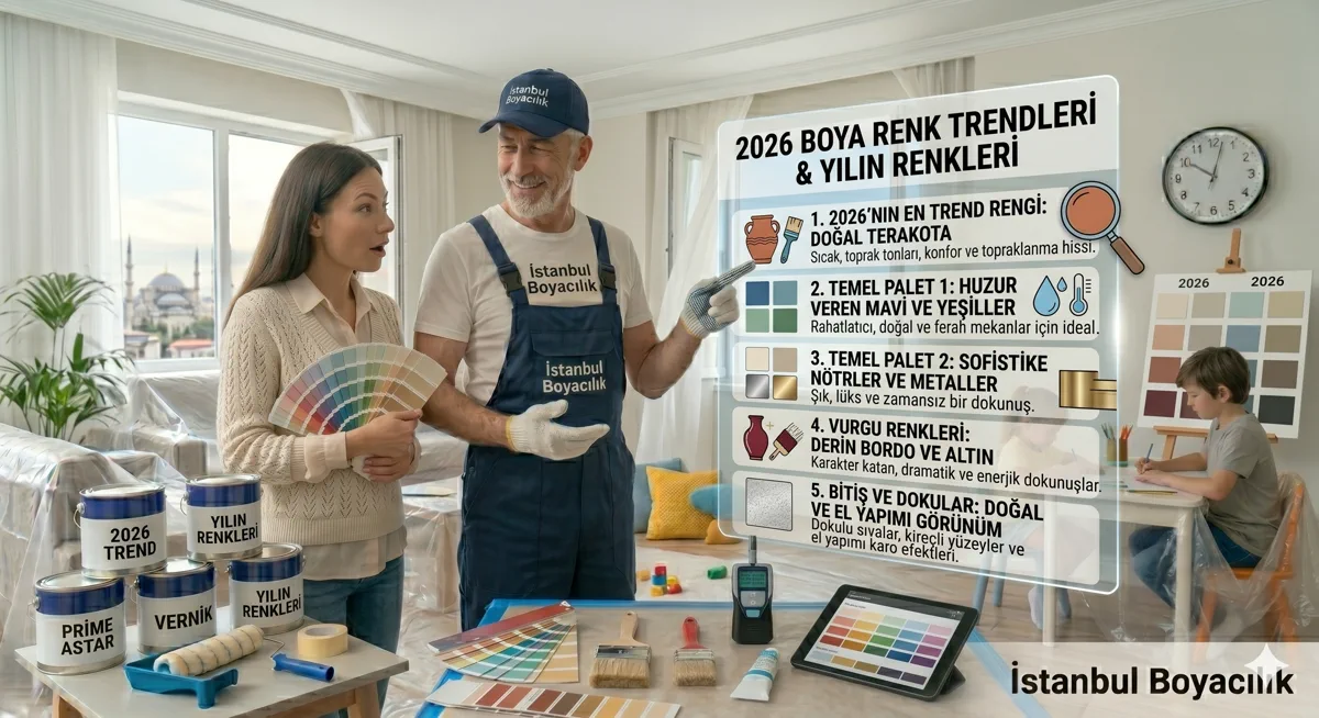 2026 Boya Renk Trendleri Yılın Renkleri ve Kombinasyonları