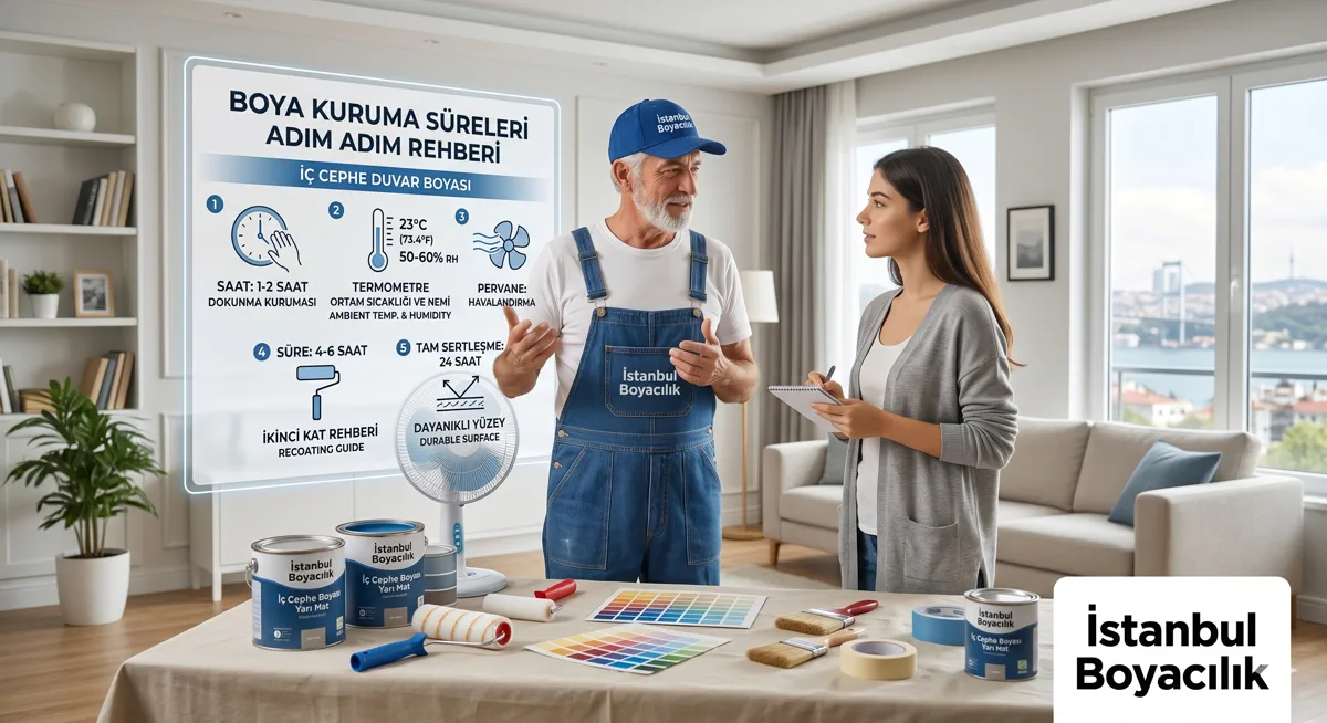 Duvar Boyası Ne Kadar Sürede Kurur?
