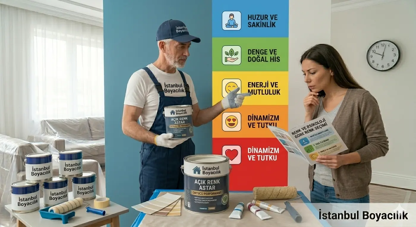 Renklerin insan psikolojisine etkisi ve odalara göre renk seçimi