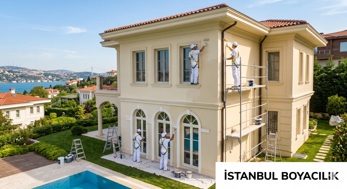 Villa dış cephe boya uygulaması — 2026 fiyat rehberi