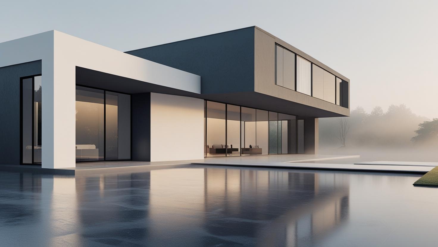 Bir apartmanın dış cephesine iskele kurularak yapılan boya ve mantolama işlemi